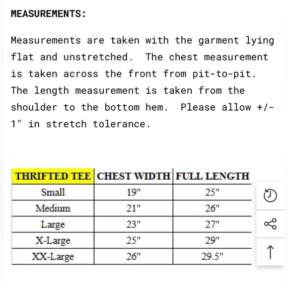 Thrifted by LivyLu+ LivGoods USA Patch Off White Thrifted Tee, NWT, Size Small - Picture 5 of 5